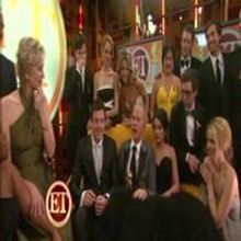 STAGE TUBE: GLEE Celebrates Golden Globe with 'Celebration'