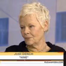 STAGE TUBE: Judi Dench Talks NINE with TODAY's Kathie Lee and Hoda
