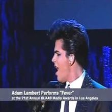 STAGE TUBE: Adam Lambert Performs 'Fever' at the 21st Annual GLAAD Awards