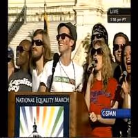 TV: Stage Tube - HAIR Cast Performs at National Equality Rally Video