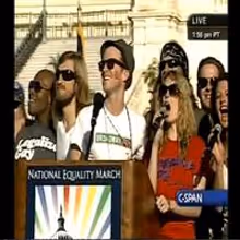 TV: Stage Tube - HAIR Cast Performs at National Equality Rally