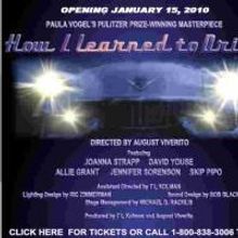 HOW I LEARNED TO DRIVE Set For 1/15/2010 At The Chandler Studio Theatre Center