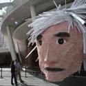 Giant Andy Warhol Pinata On Display at Brooklyn Museum 4/22