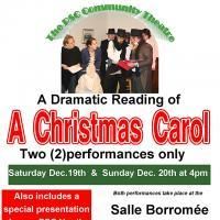 PSC Community Theatre Hosts A Reading Of A CHRISTMAS CAROL
