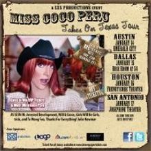 SxS Productions Presents The MISS COCO PERU TAKES ON TEXAS TOUR 1/14-1/17/2010