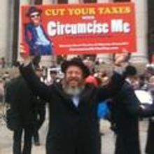 Photo Flash: CIRCUMCISE ME's Yisrael Campbell Meets Last Minute Tax Filers