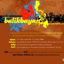 BALIKBAYAN Benefit Concert, Featuring Paolo Montalban Held 12/3 At The Philippine Cen
