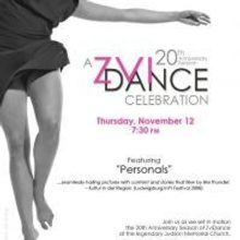  ZviDance Celebrates 20 Years With Their Annual Fall Benefit 11/12