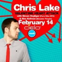 Made Event presents CHRIS LAKE Valentine Heart Attack At Cielo 2/14