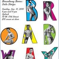 Join BC/EFA at Splash Bar for BROADWAY BARES: SOLO STRIPS 1/31