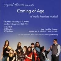 Crystal Theatre Presents COMING OF AGE 2/6, 2/7