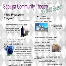 Sapulpa Community Theatre Presents OUR TOWN 2/5-7