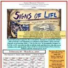 Amas Musical Theatre Presents SIGNS OF LIFE 2/16/2010
