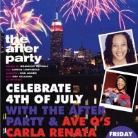AVENUE Q's Carla Renata And Mark Hartman Guest At The After Party 7/3, Fireworks To…