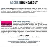 Roundabout Announces Expansion of 'ACCESS ROUNDABOUT' Offering Tickets as Low as $10