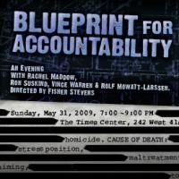 Culture Project's BLUEPRINT FOR ACCOUNTABILITY Launces at Times Center 5/31