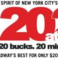 "20@20" Off-Broadway Deal Returns; Offers $20 Tickets For Twenty Minutes Before Show…