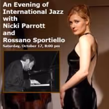 Riverdale Y Hosts An Evening Of Jazz With Nicki Parrott and Rossano Sportiello 10/17