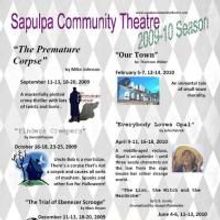 The Sapula Community Theatre Presents THE PREMATURE CORPSE 9/11-20