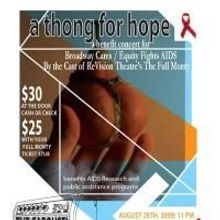 BC/EFA And ReVision Theatre?s THE FULL MONTY Company Present A THONG FOR HOPE Benefit