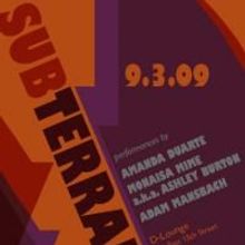 terraNOVA Collective Presents SUBTERRANEAN Monthly Performance Party 10/1
