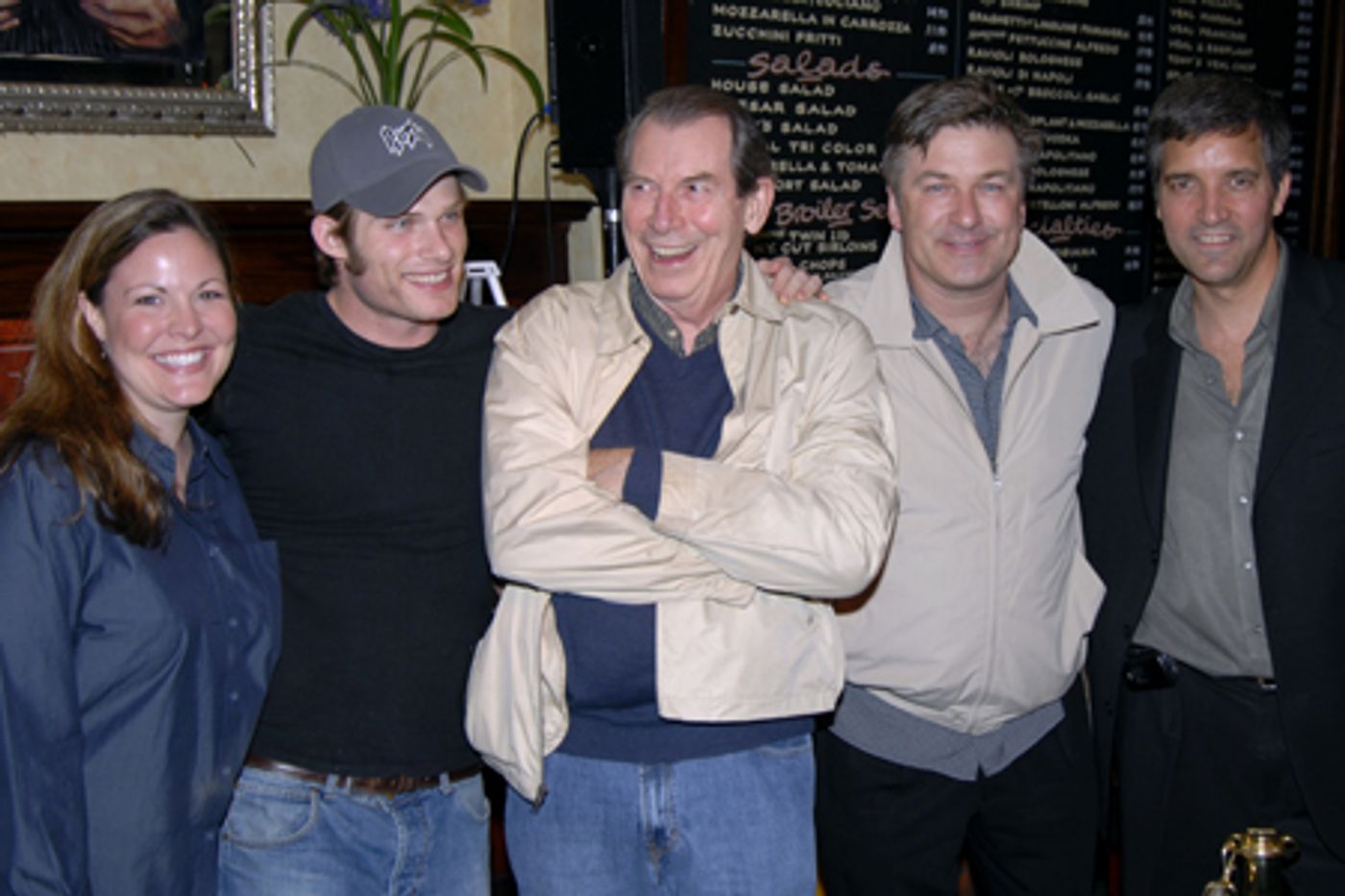 Photo Coverage: Baldwin Portrait Unveiled at Tony's DiNapoli Photo Coverage: Baldwin Portrait Unveiled at Tony's DiNapoli Image