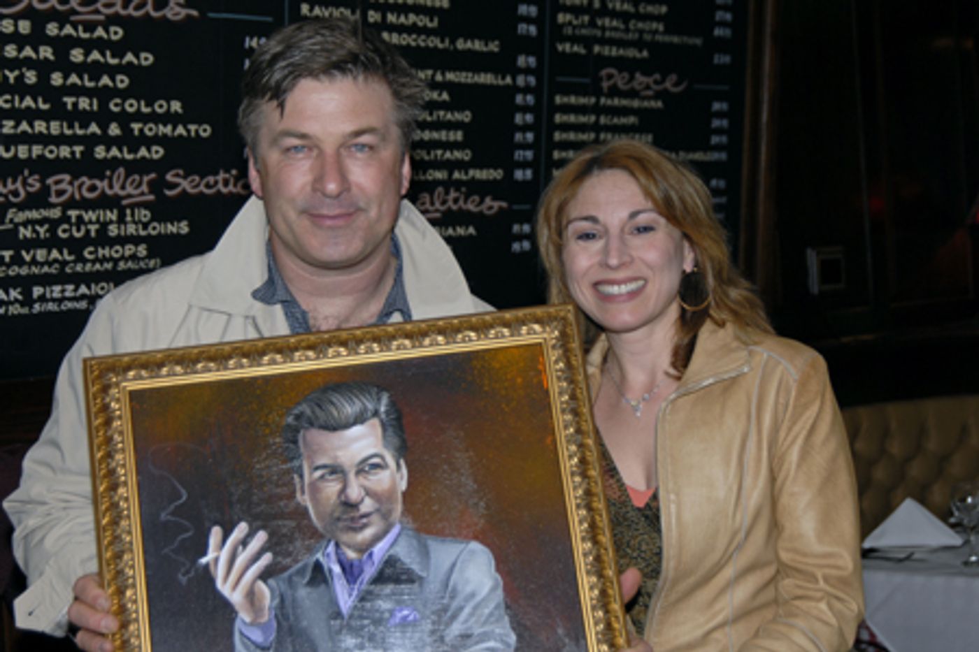 Photo Coverage: Baldwin Portrait Unveiled at Tony's DiNapoli Photo Coverage: Baldwin Portrait Unveiled at Tony's DiNapoli Image
