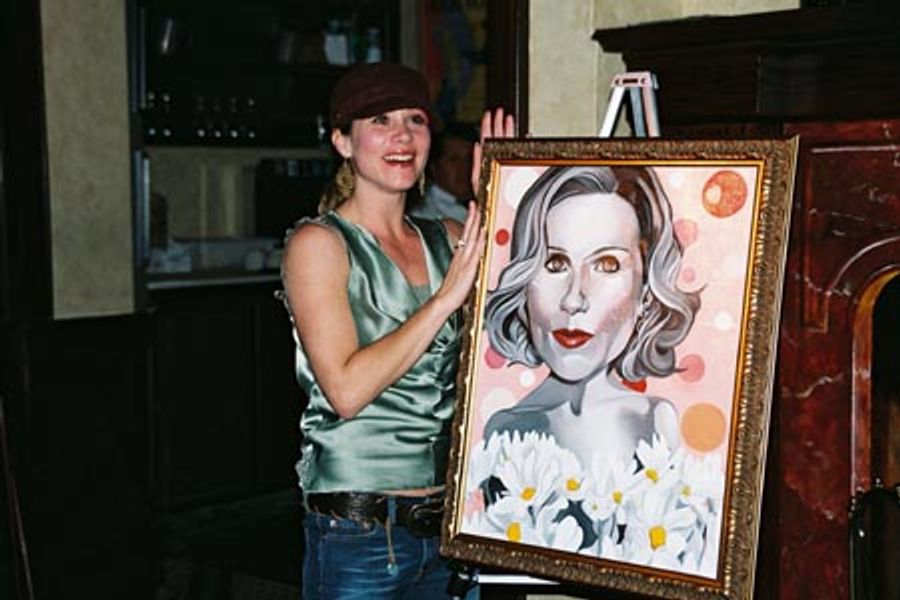 Photo Coverage: Christina Applegate Portrait Unveiled on Broadway Wall of Fame Image