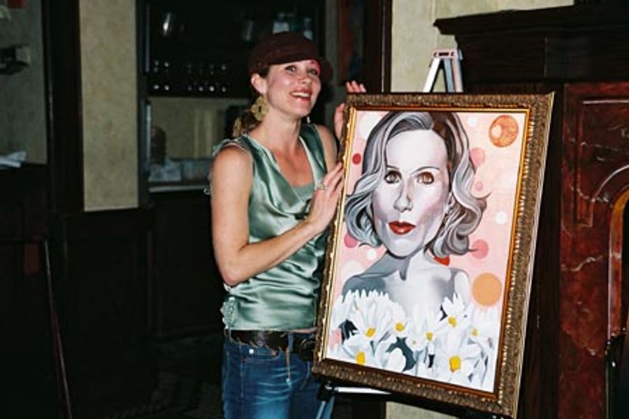 Photo Coverage: Christina Applegate Portrait Unveiled on Broadway Wall of Fame Image