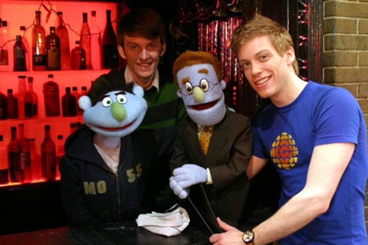 Photo Coverage: Andrew MacDonald Smith and Puppet Make Broadway Debuts in Avenue Q  Image