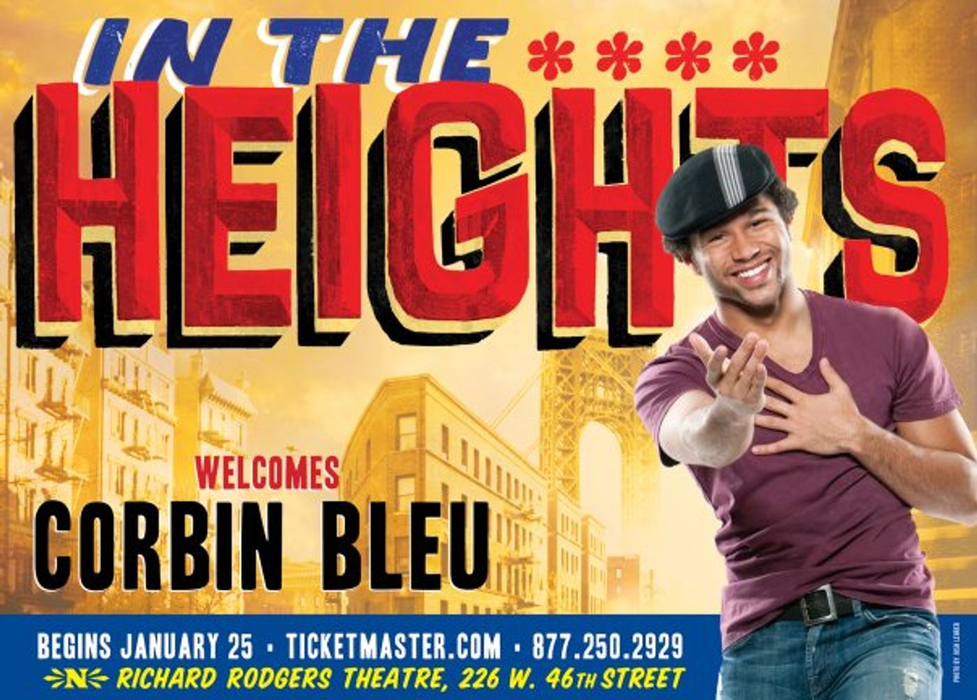 Photo Flash: New Corbin Bleu IN THE HEIGHTS Promo Art  Image