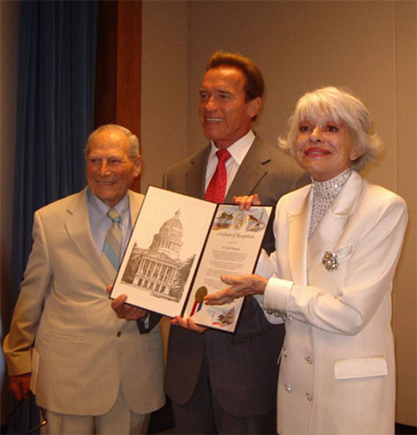 Photo Flash: Carol Channing Receives CA State Recognition  Image