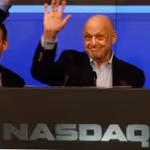 Photo Flash: Charles Strouse Rings the NASDAQ Closing Bell