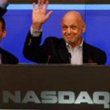 Photo Flash: Charles Strouse Rings the NASDAQ Closing Bell