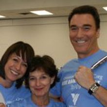 Photo Flash: Patrick Page and Paige Davis Volunteer at Operation Backpack