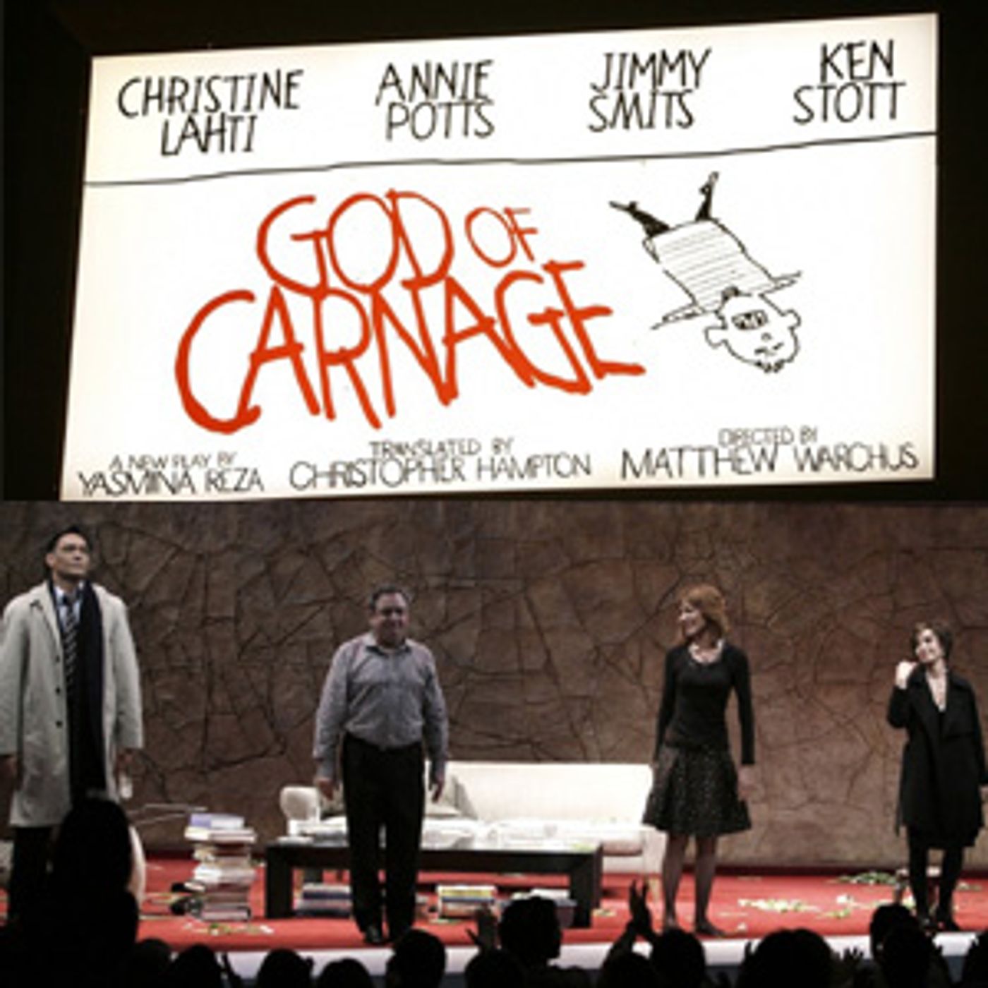 Photo Coverage: The New Cast of GOD OF CARNAGE Debuts! Photo Coverage: The New Cast of GOD OF CARNAGE Debuts! Image