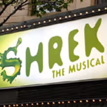 Photo Coverage: Shrek - The Musical Theatre Marquee