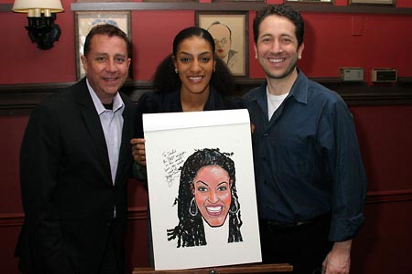 Photo Coverage: Sarah Jones Caricature Unveiled at Sardi's  Image