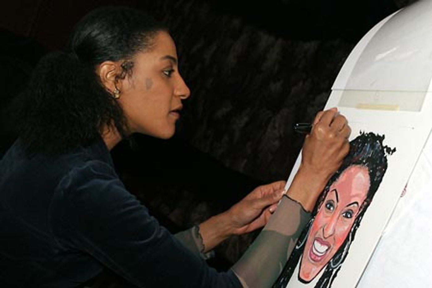 Photo Coverage: Sarah Jones Caricature Unveiled at Sardi's  Image