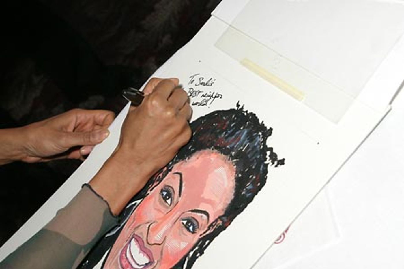 Photo Coverage: Sarah Jones Caricature Unveiled at Sardi's  Image