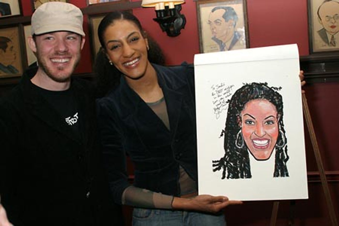 Photo Coverage: Sarah Jones Caricature Unveiled at Sardi's  Image