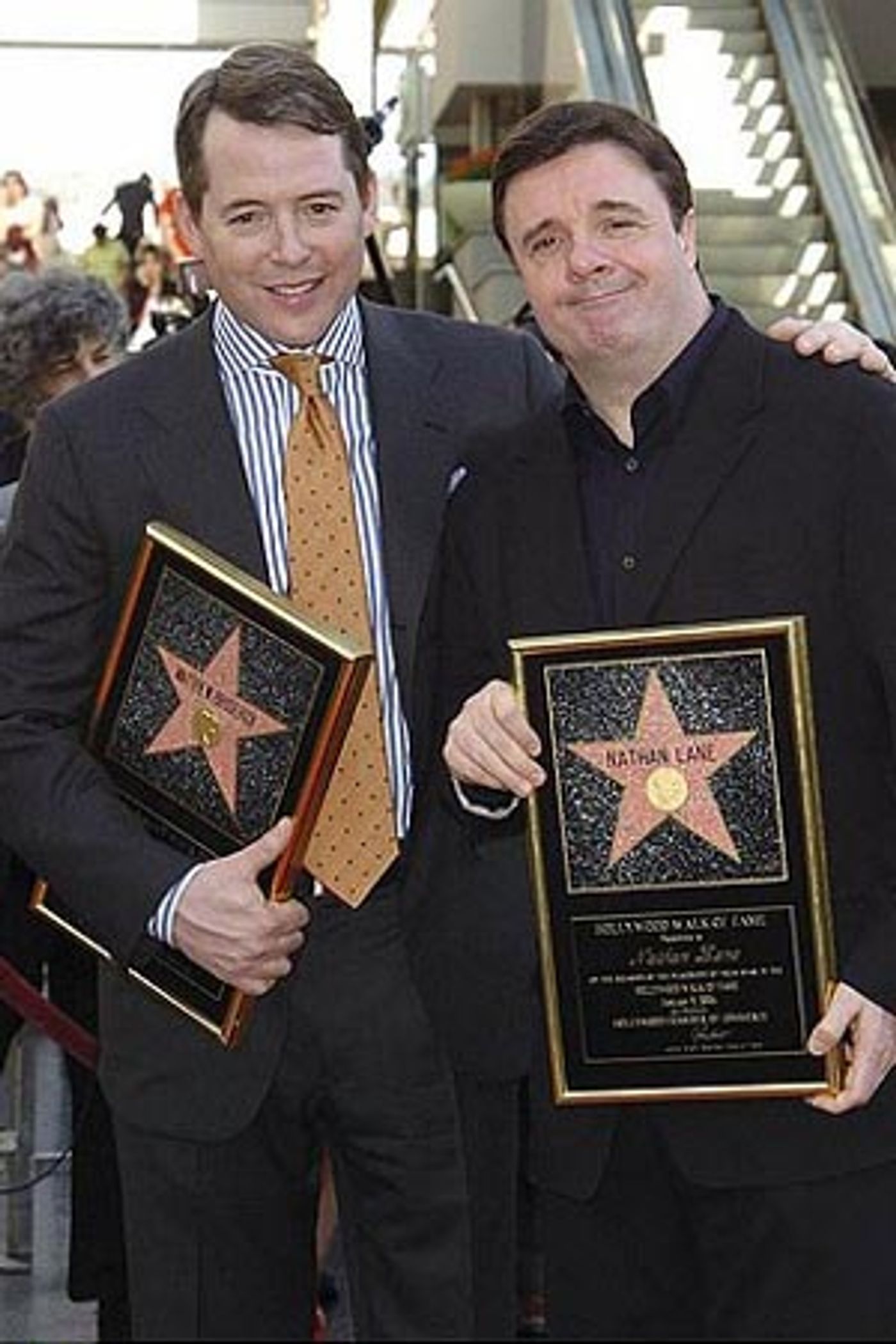 Photo Coverage: Nathan Lane and Matthew Broderick Receive Hollywood Walk of Fame Stars  Image