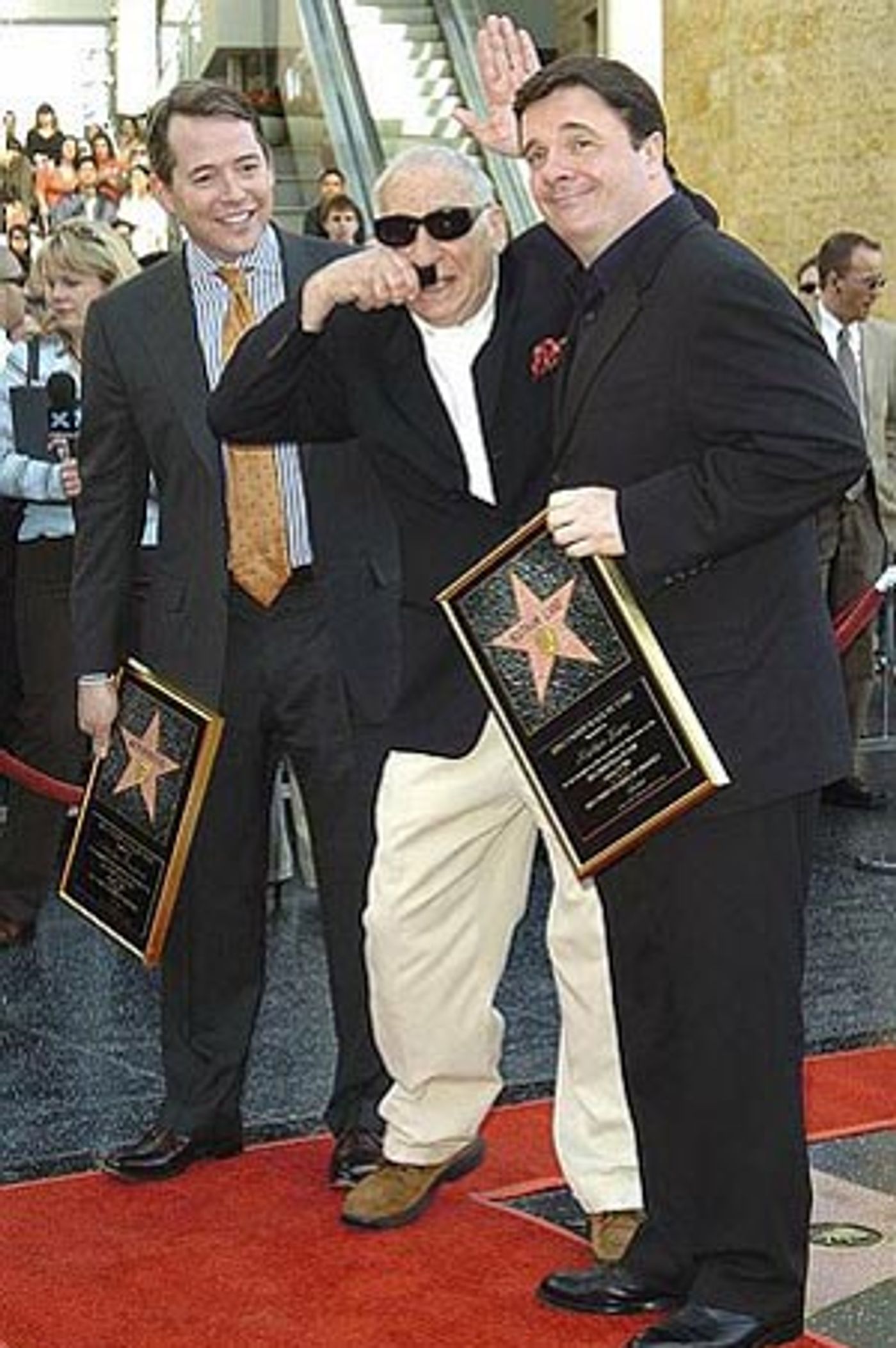 Photo Coverage: Nathan Lane and Matthew Broderick Receive Hollywood Walk of Fame Stars  Image