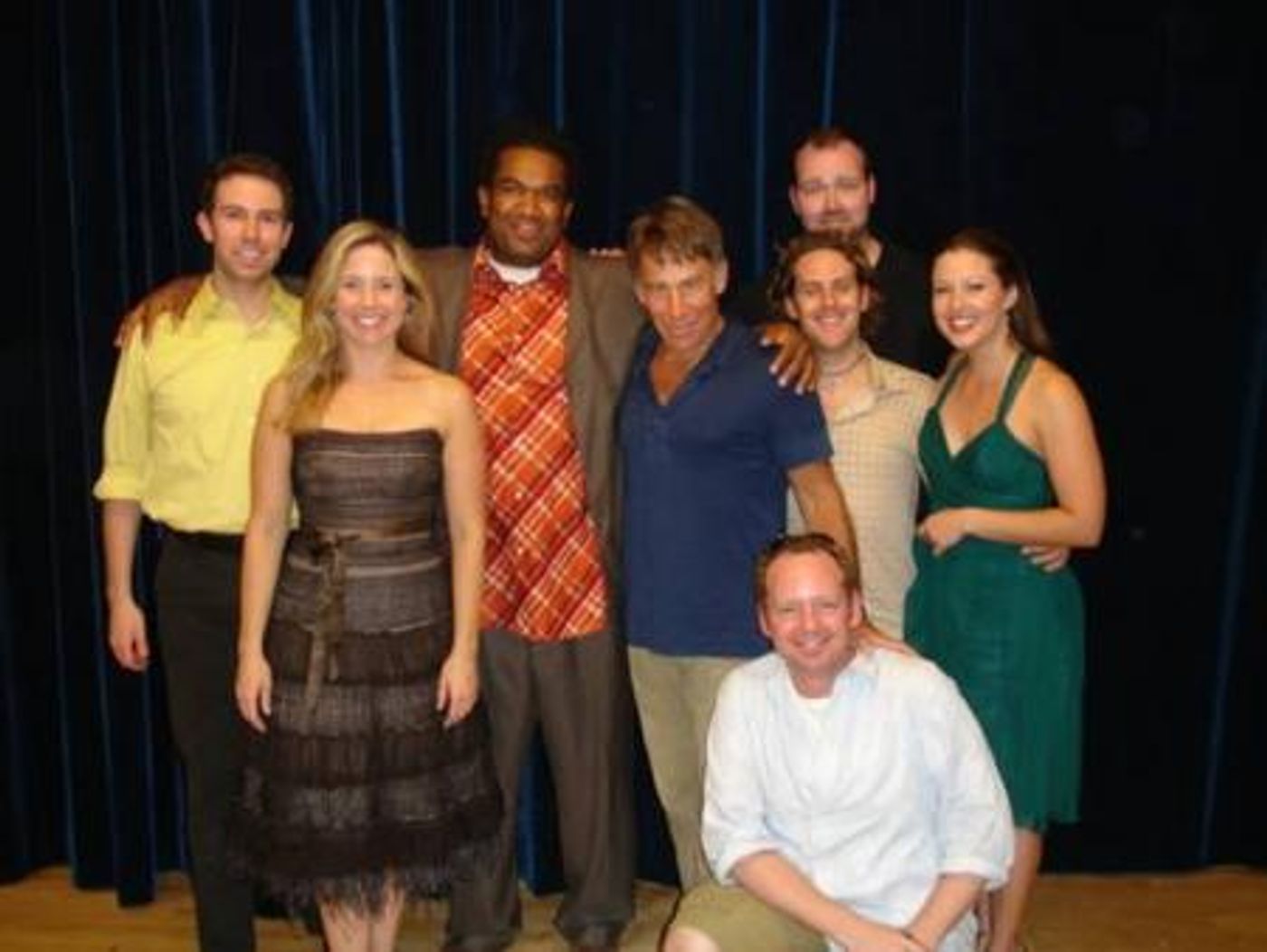 Photo Flash: Schwartz Stops In To 'Reluctant Pilgrim' Rehearsal Image