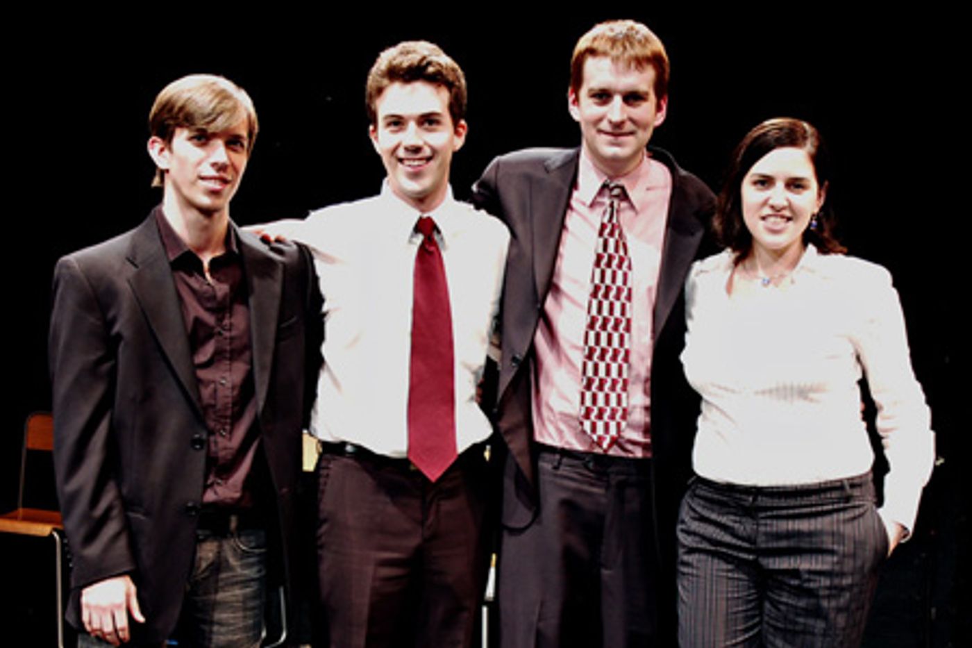 Photo Flash: White Noise Reading  Image