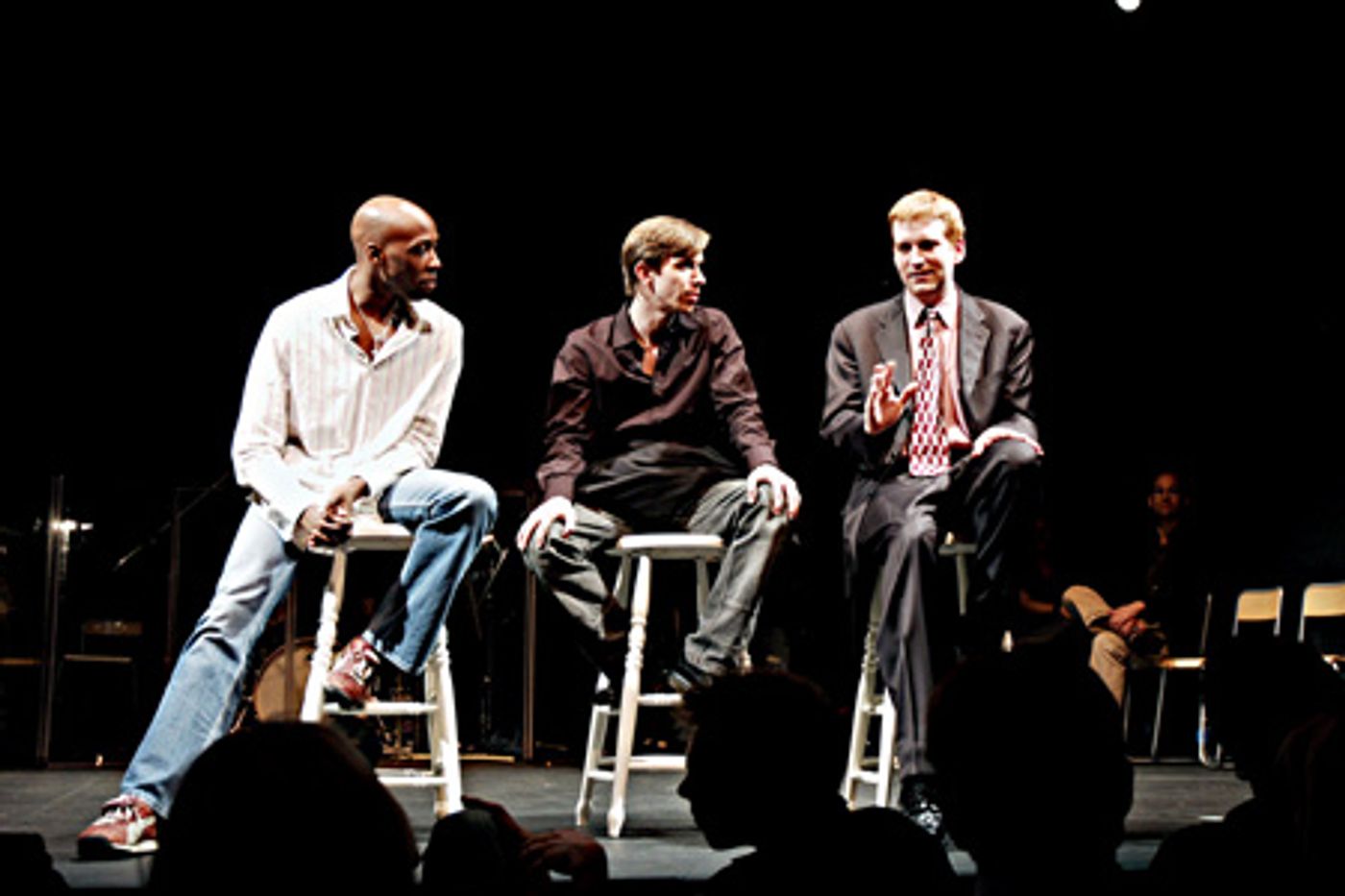 Photo Flash: White Noise Reading  Image