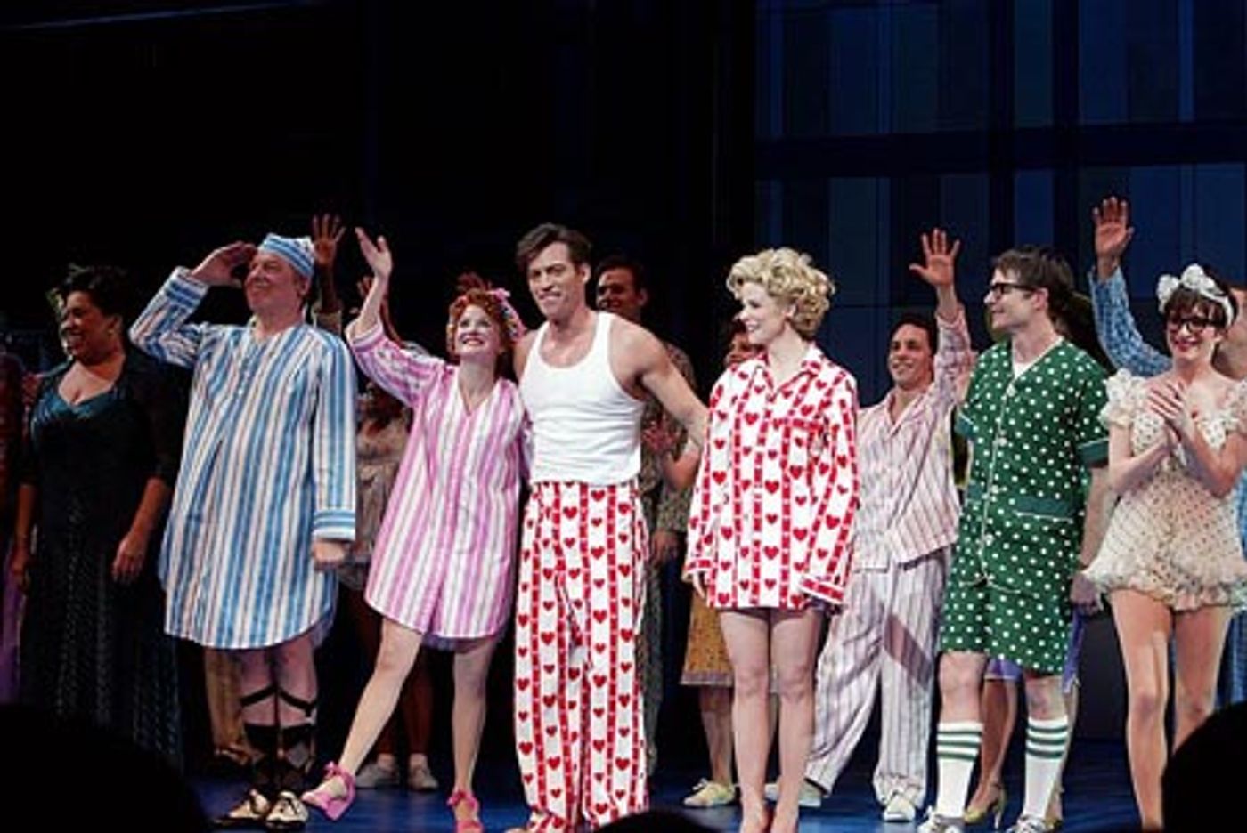 Photo Coverage: The Pajama Game Opening Night Arrivals and Curtain Call  Image