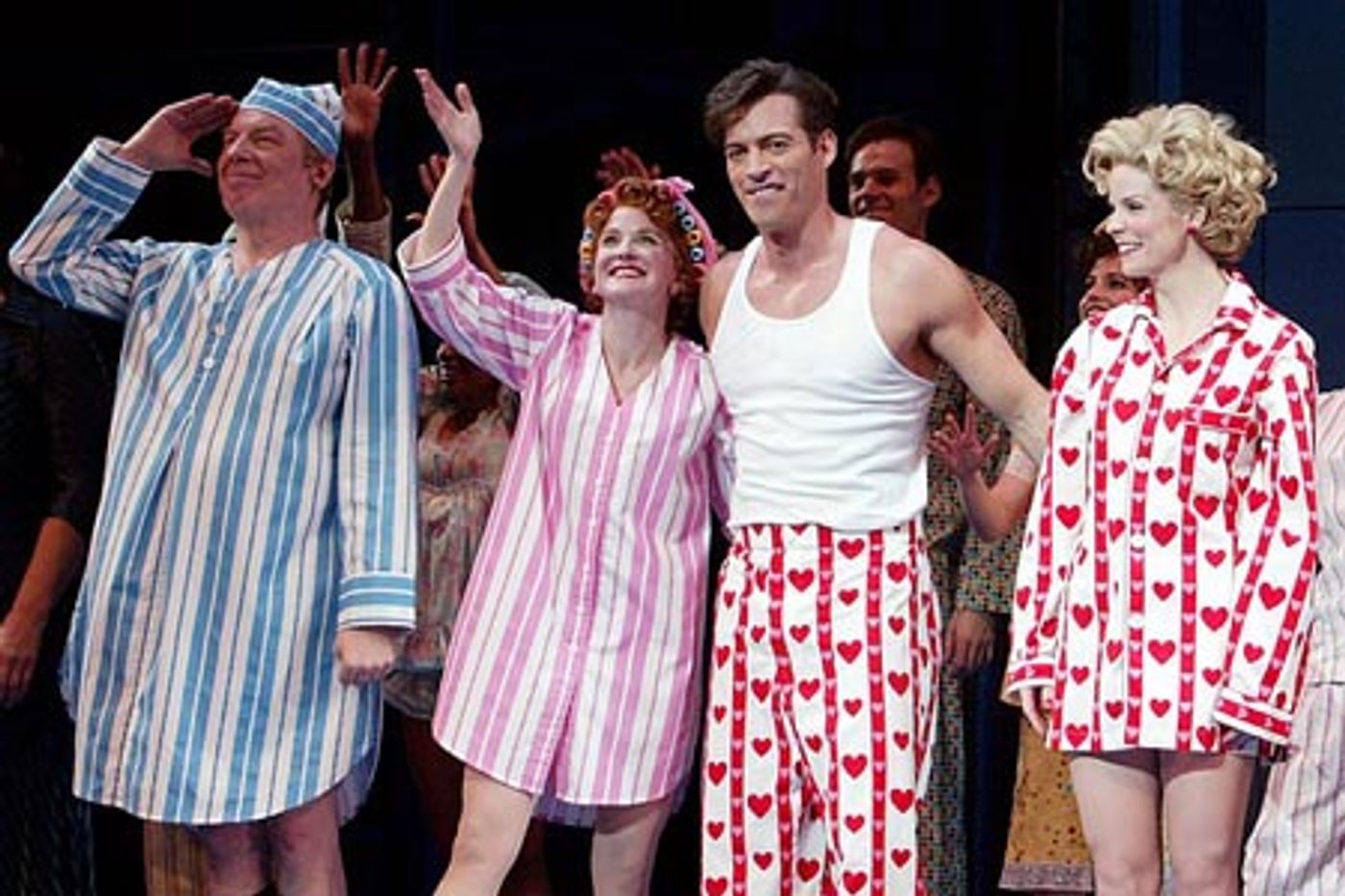 Photo Coverage: The Pajama Game Opening Night Arrivals and Curtain Call  Image