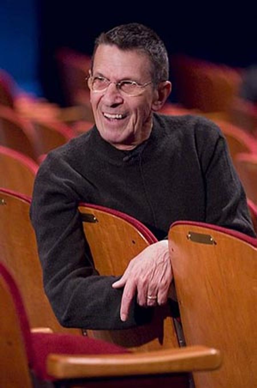 Photo Flash: Story of a Soldier Rehearsal with Nimoy and Thomas Image