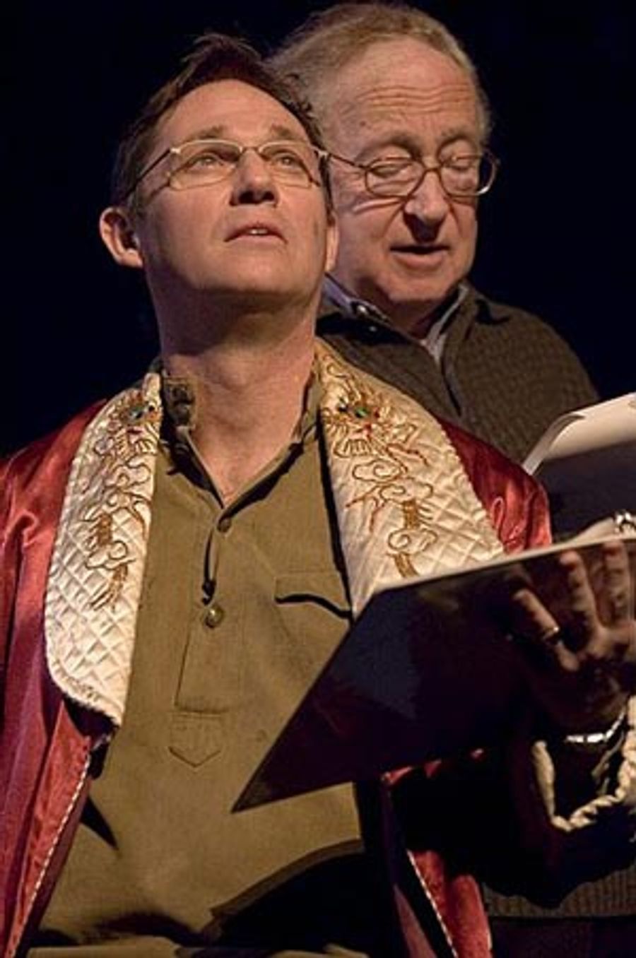 Photo Flash: Story of a Soldier Rehearsal with Nimoy and Thomas Image